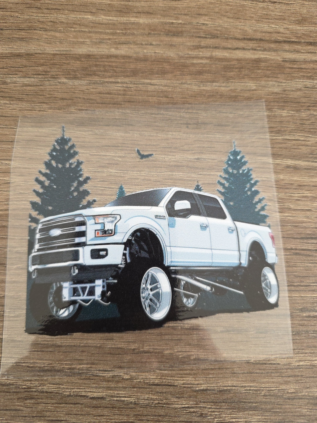 Heavy Duty Truck UV DTF DECAL STICKER Raised Waterproof High Quality 4in