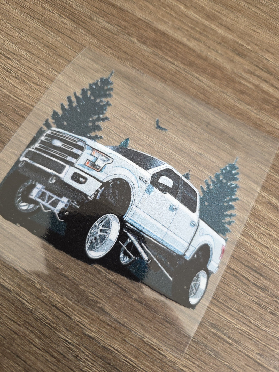 Heavy Duty Truck UV DTF DECAL STICKER Raised Waterproof High Quality 4in