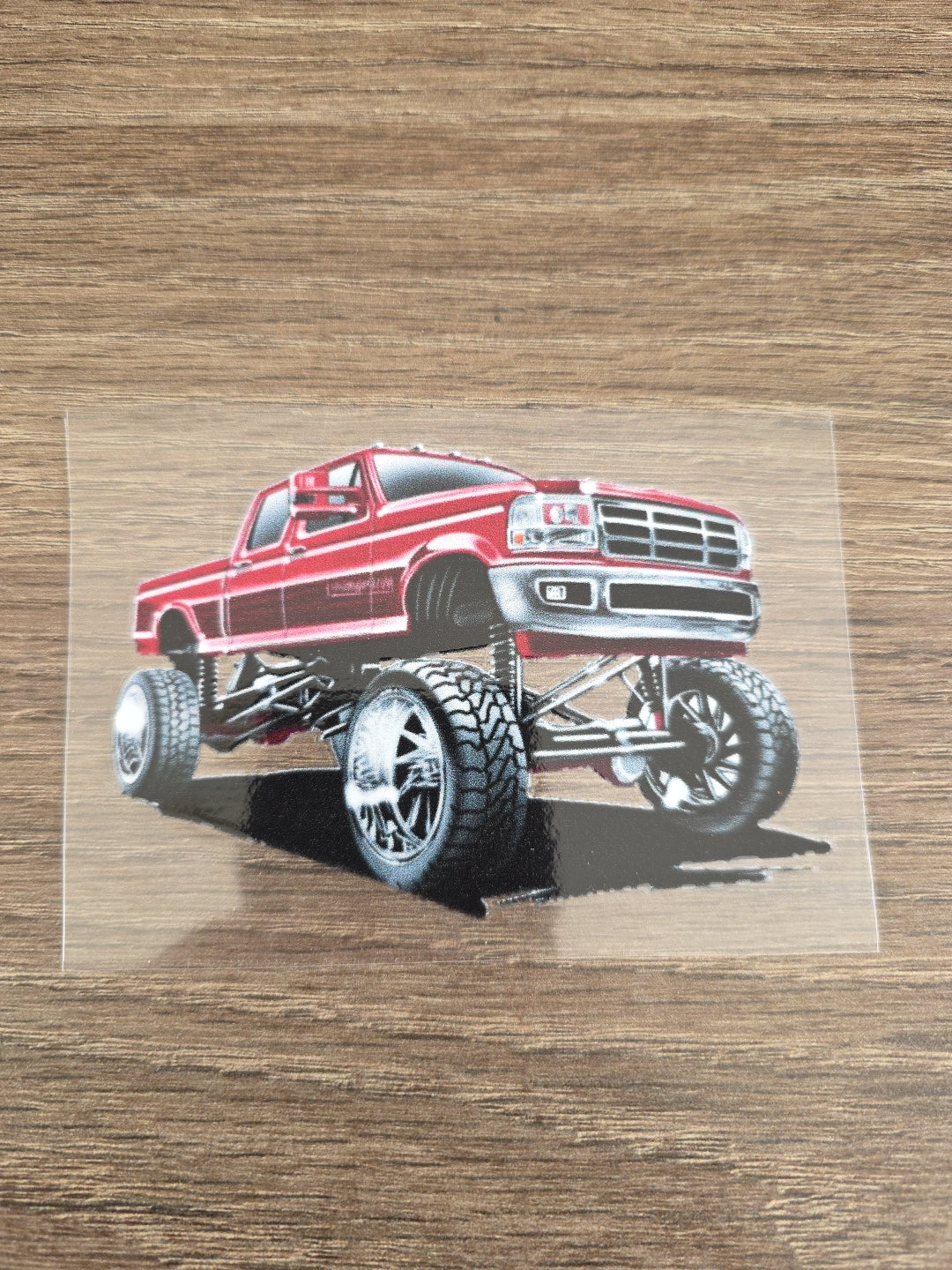 Heavy Duty Truck UV DTF DECAL STICKER Raised Waterproof High Quality 4in