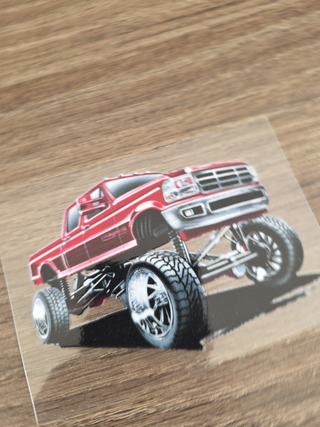 Heavy Duty Truck UV DTF DECAL STICKER Raised Waterproof High Quality 4in