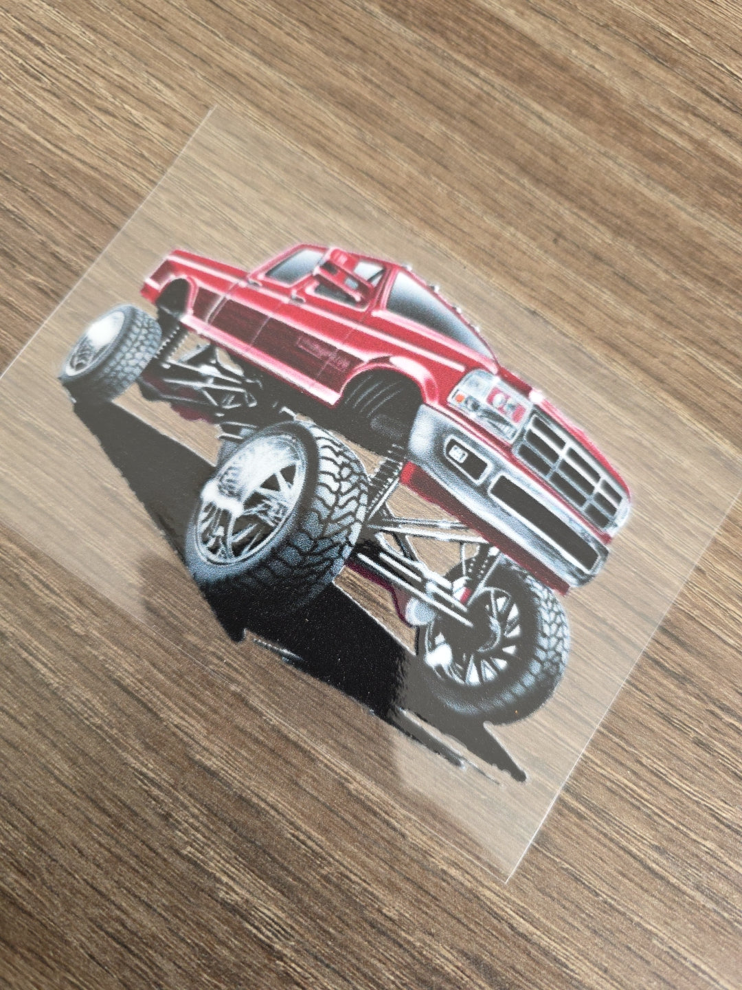 Heavy Duty Truck UV DTF DECAL STICKER Raised Waterproof High Quality 4in