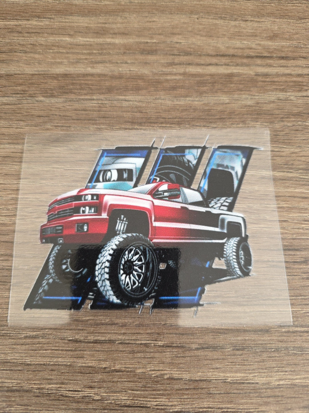 Heavy Duty Truck UV DTF DECAL STICKER Raised Waterproof High Quality 4in