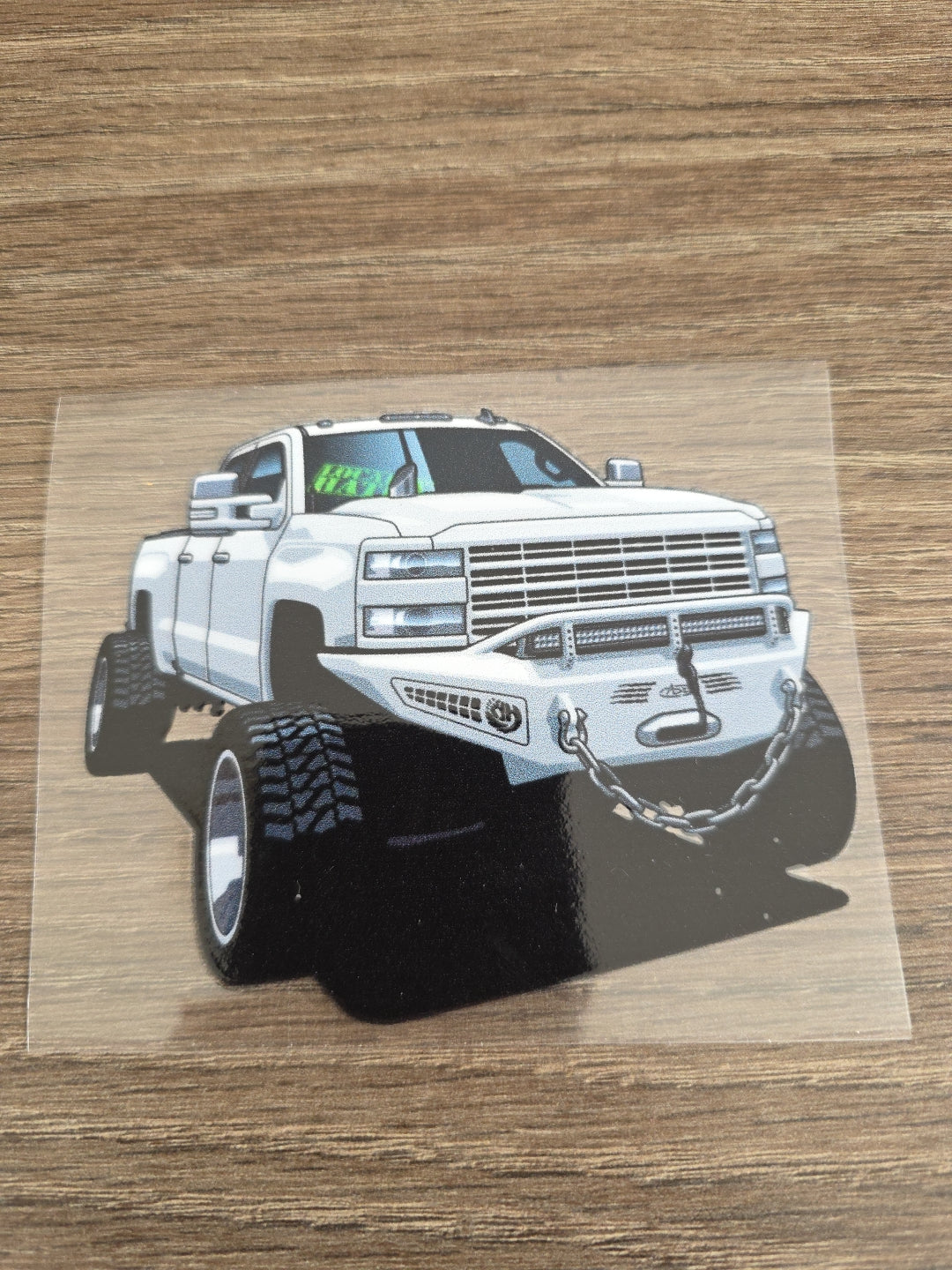 Heavy Duty Truck UV DTF DECAL STICKER Raised Waterproof High Quality 4in