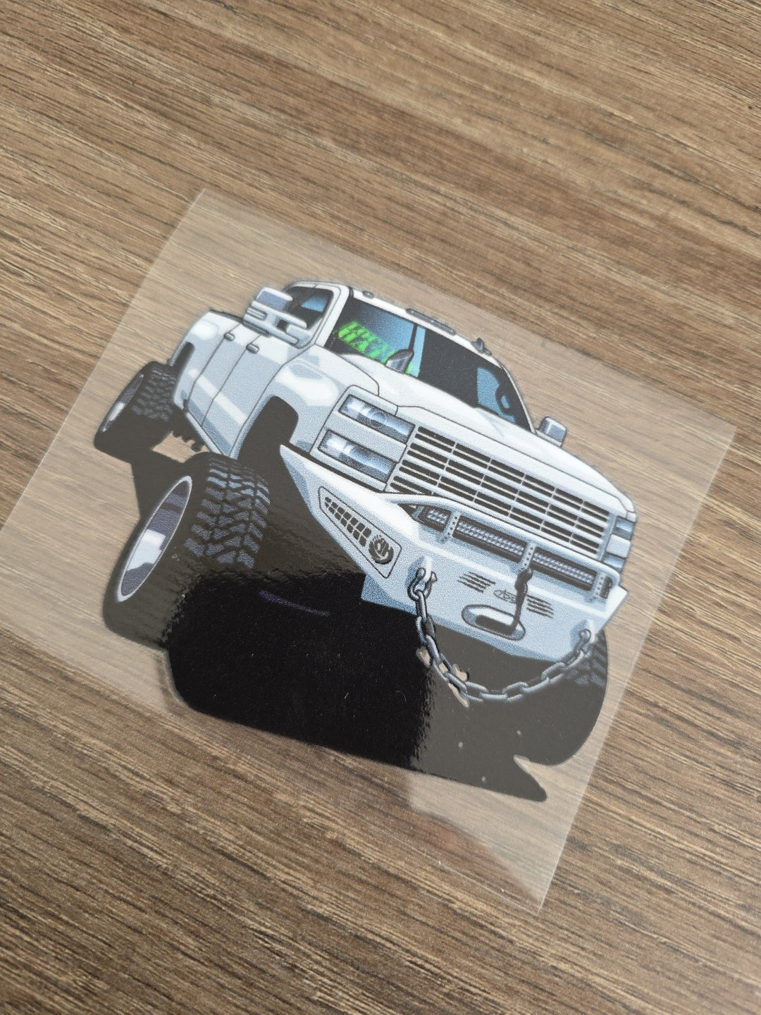 Heavy Duty Truck UV DTF DECAL STICKER Raised Waterproof High Quality 4in