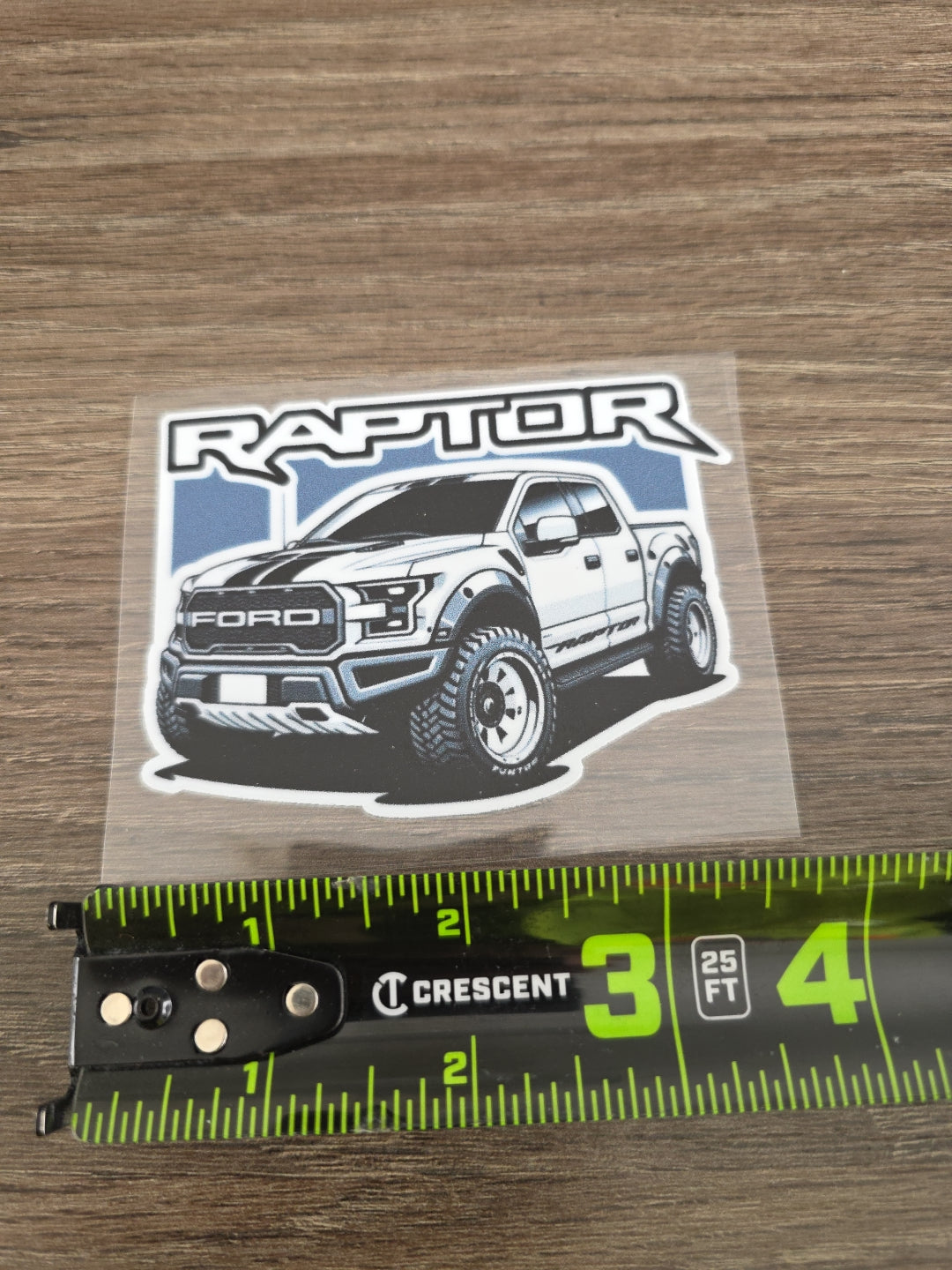 Heavy Duty Truck UV DTF DECAL STICKER Raised Waterproof High Quality 4in