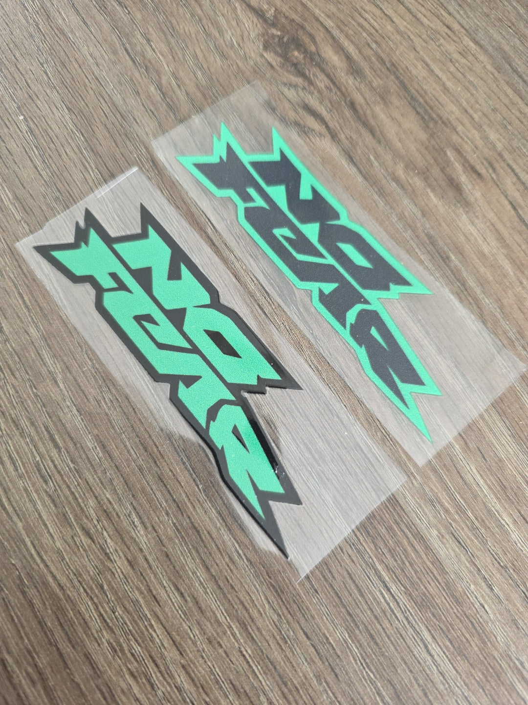 NO FEAR Outlined Raised UV DTF Decal Sticker Waterproof High Quality 4in