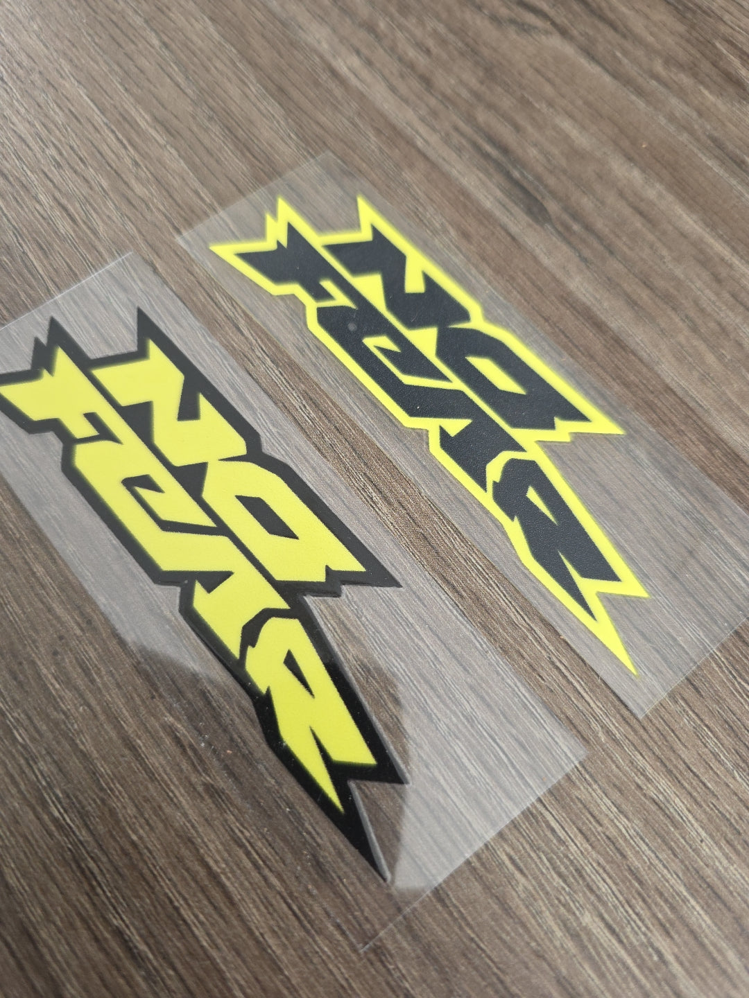 NO FEAR Outlined Raised UV DTF Decal Sticker Waterproof High Quality 4in