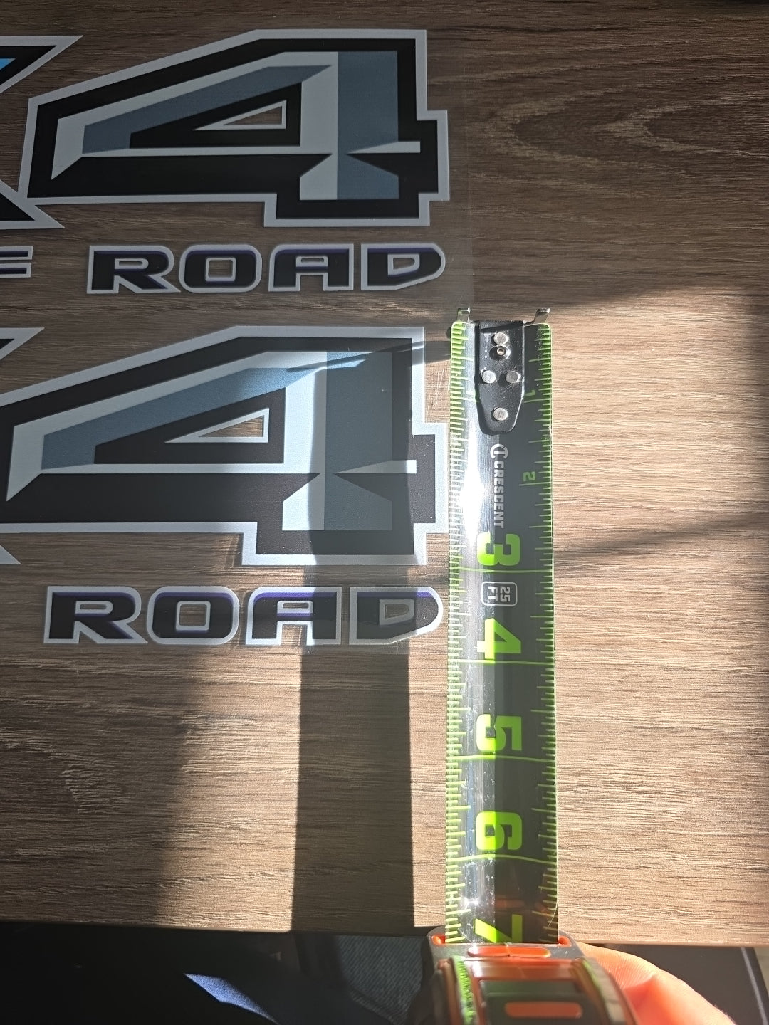 2pc FX4 Off Road – Custom Color 4x4 UV DTF Decal Set for Ford Trucks