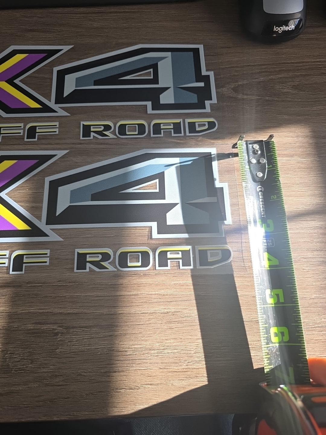 2pc FX4 Off Road – Custom Color 4x4 UV DTF Decal Set for Ford Trucks