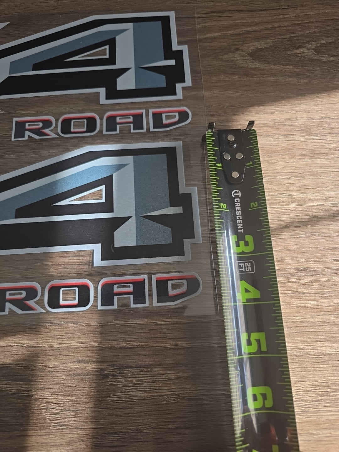 2pc FX4 Off Road – Custom Color 4x4 UV DTF Decal Set for Ford Trucks
