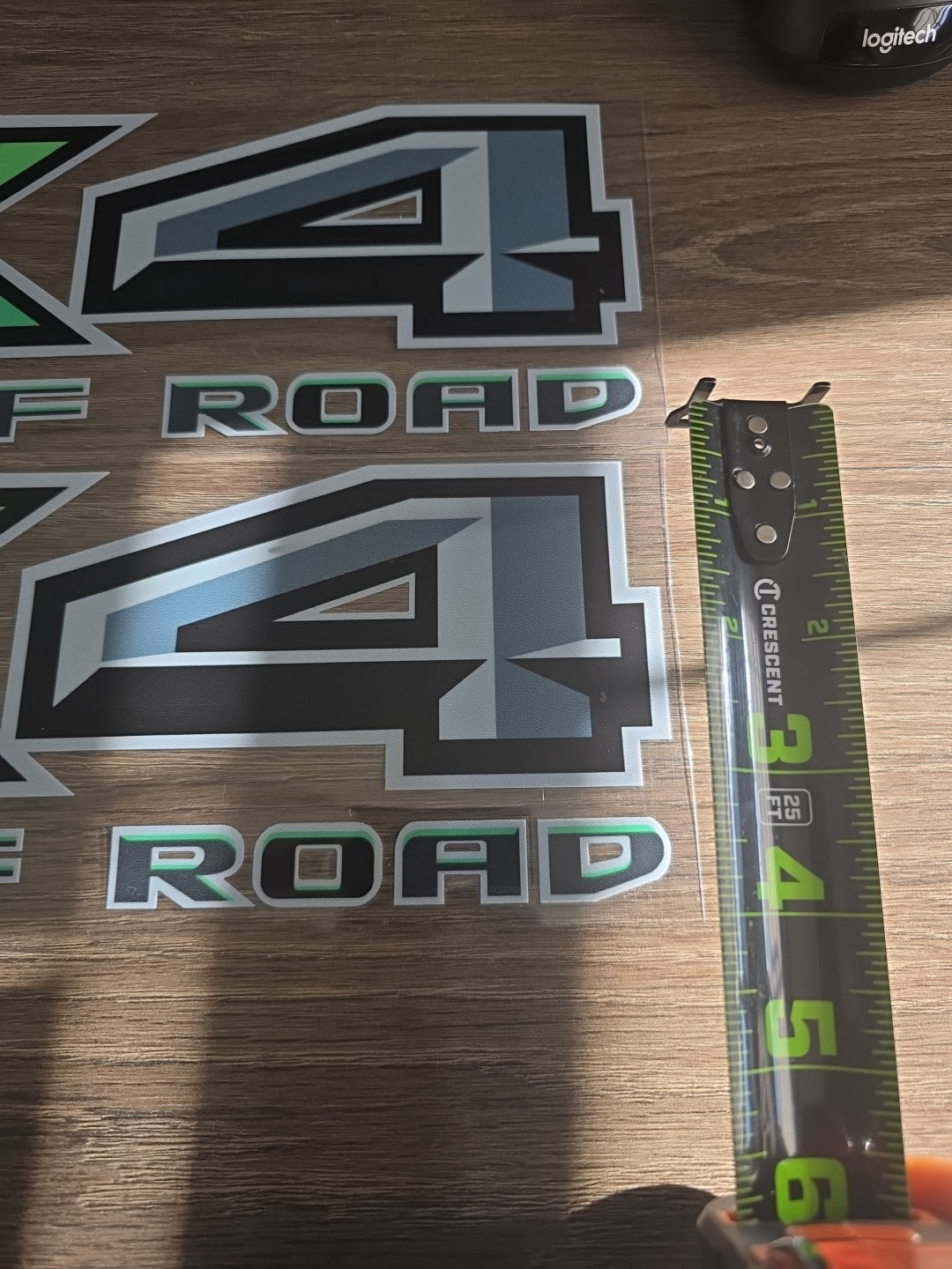 2pc FX4 Off Road – Custom Color 4x4 UV DTF Decal Set for Ford Trucks