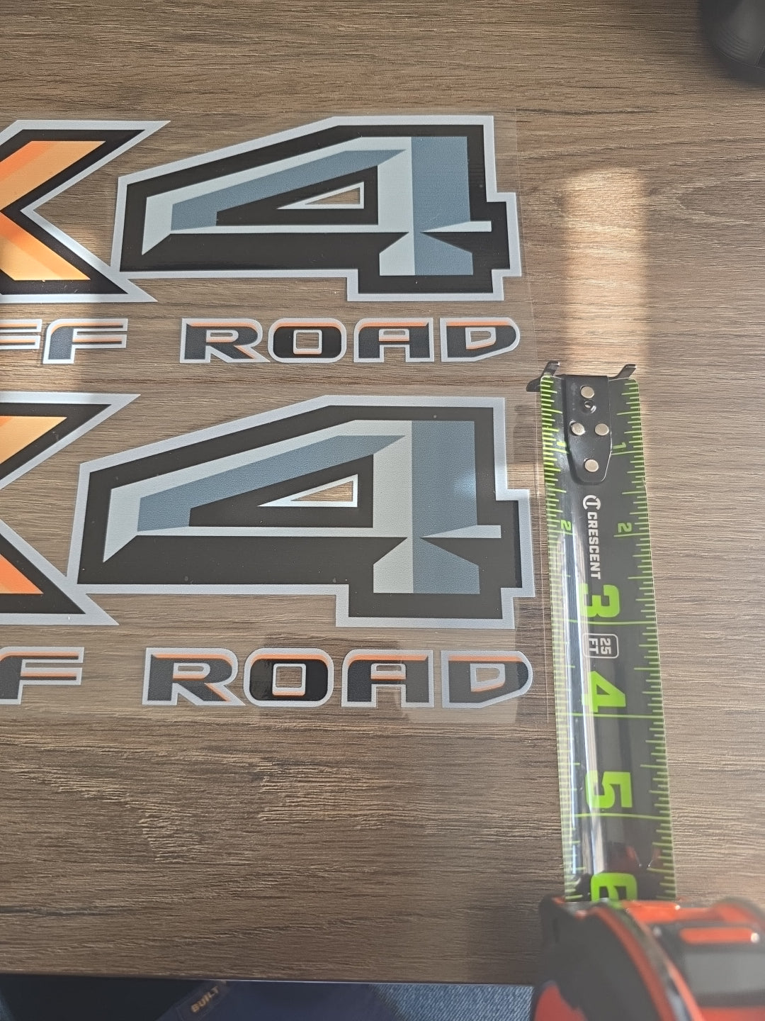 2pc FX4 Off Road – Custom Color 4x4 UV DTF Decal Set for Ford Trucks