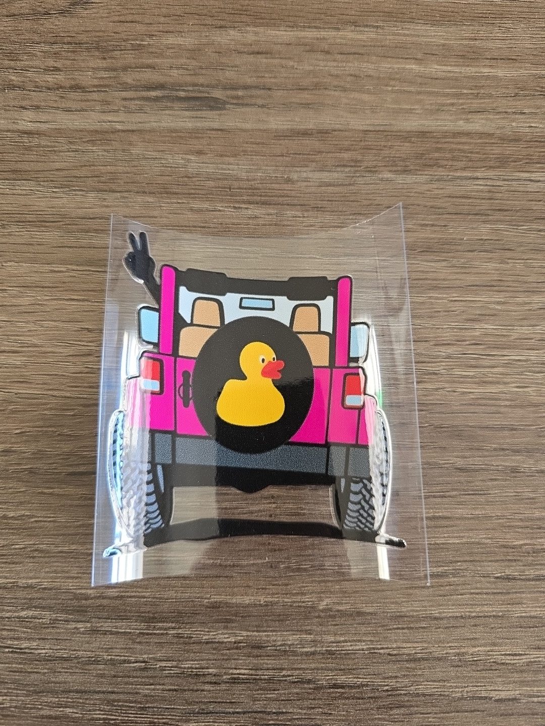 Rubber Duck – Multicolor UV DTF Decal for Jeep & Vehicle Windows