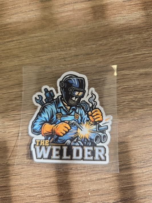 “The Welder” Decal – Welding Helmet & Hard Hat Sticker | UV DTF