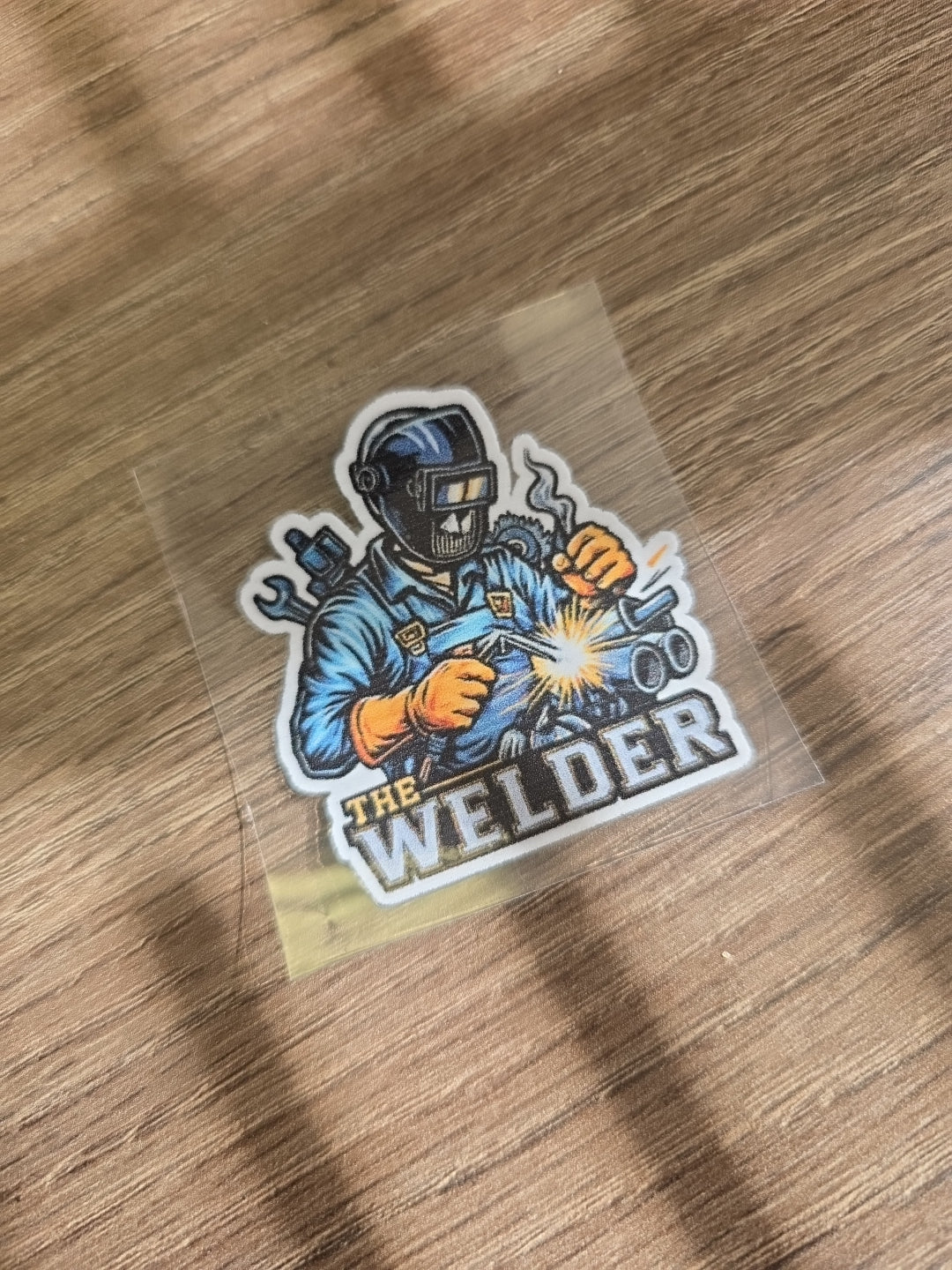 “The Welder” Decal – Welding Helmet & Hard Hat Sticker | UV DTF