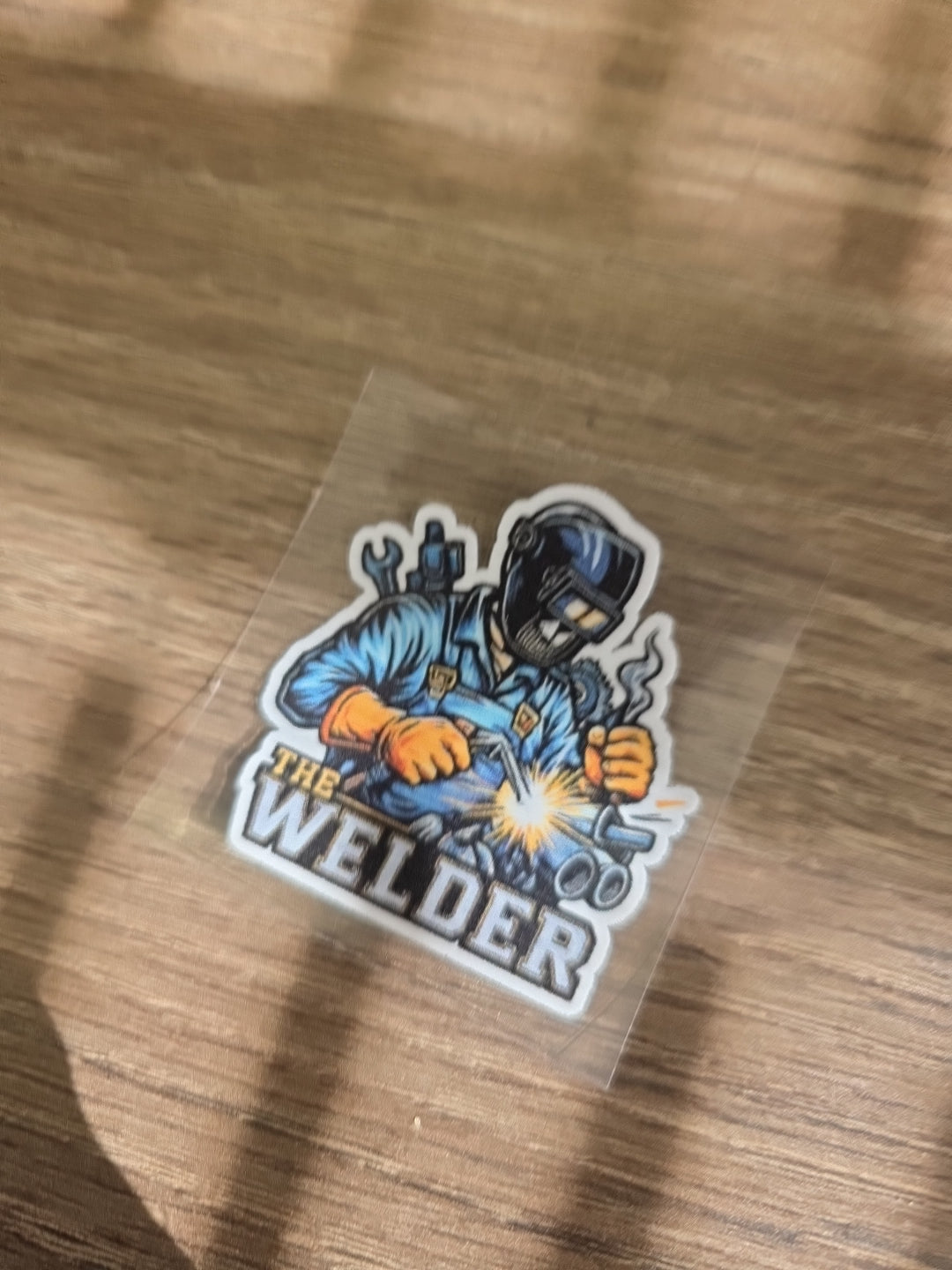“The Welder” Decal – Welding Helmet & Hard Hat Sticker | UV DTF