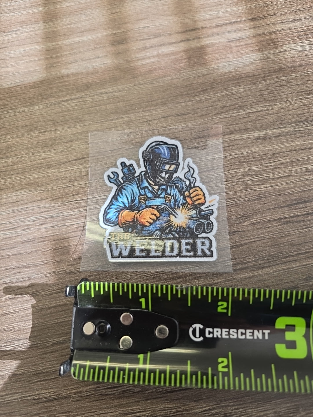 “The Welder” Decal – Welding Helmet & Hard Hat Sticker | UV DTF