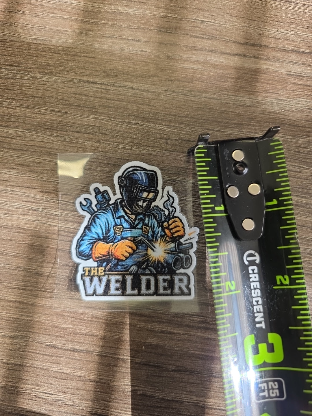 “The Welder” Decal – Welding Helmet & Hard Hat Sticker | UV DTF