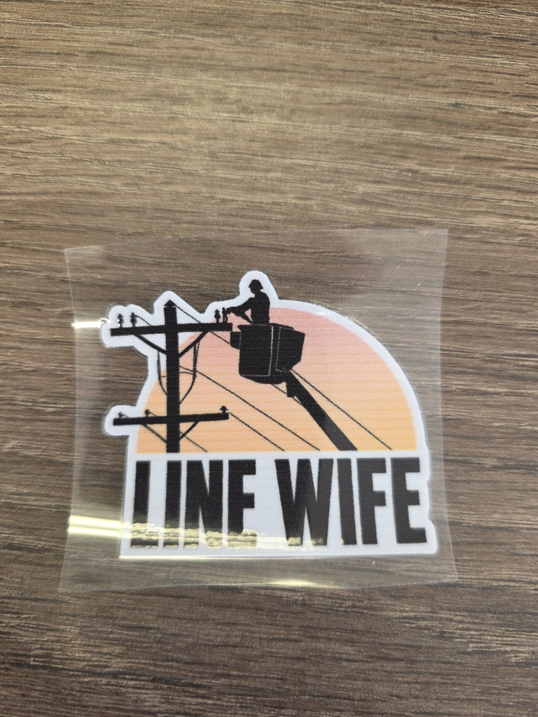 Line Wife Decal – Lineman Support UV DTF Sticker