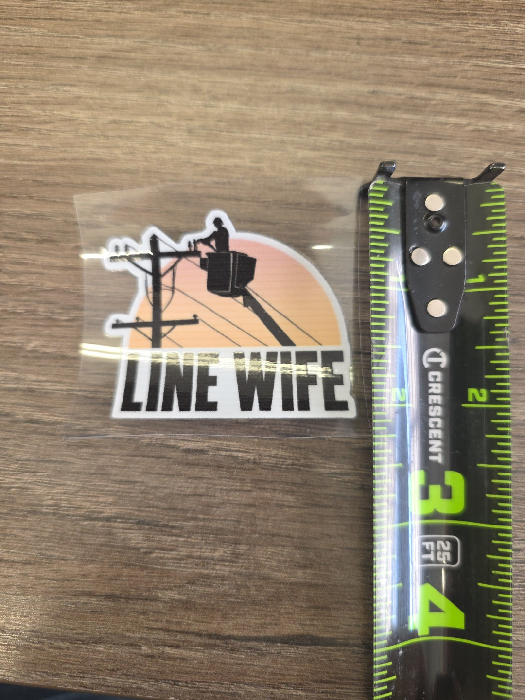 Line Wife Decal – Lineman Support UV DTF Sticker