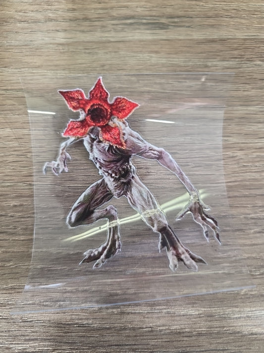 Stranger Things Demogorgon UV DTF Transfer – Monster Design for Hard Surfaces