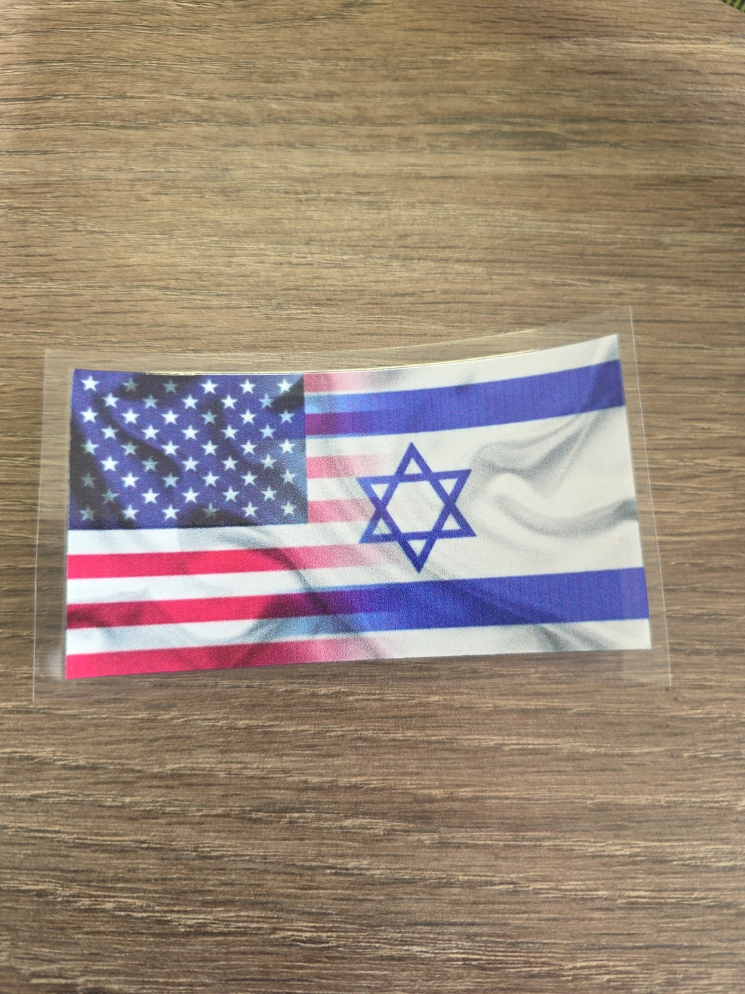 US Israeli Split Flag