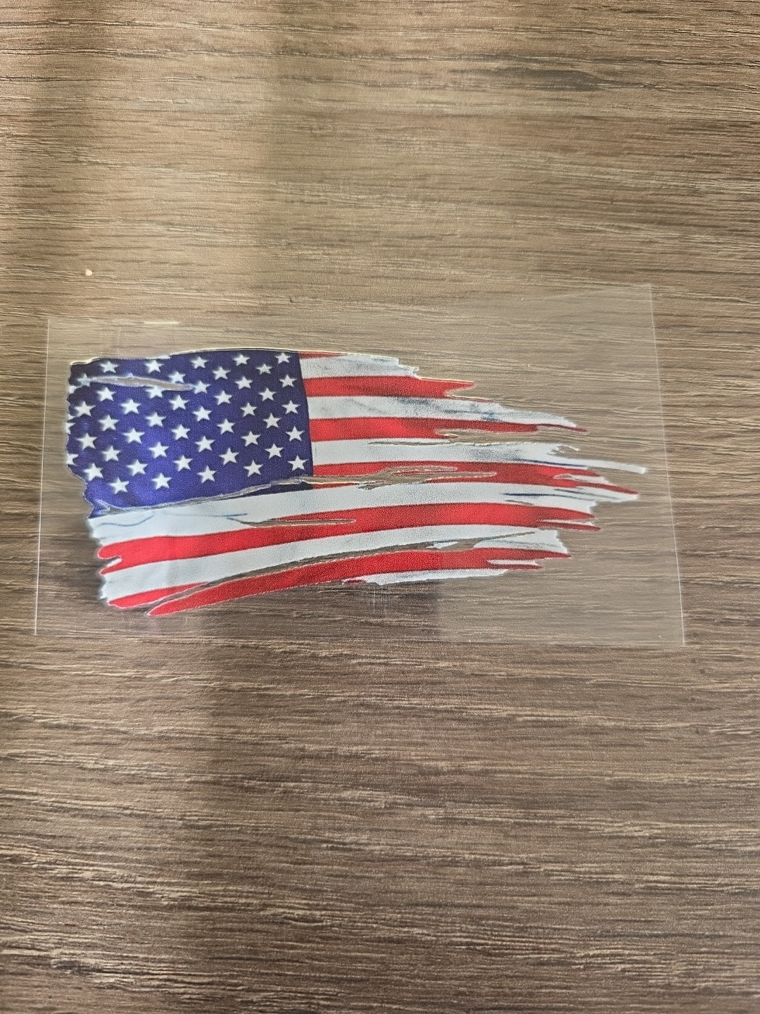 Tattered US Flag 3in x 5in