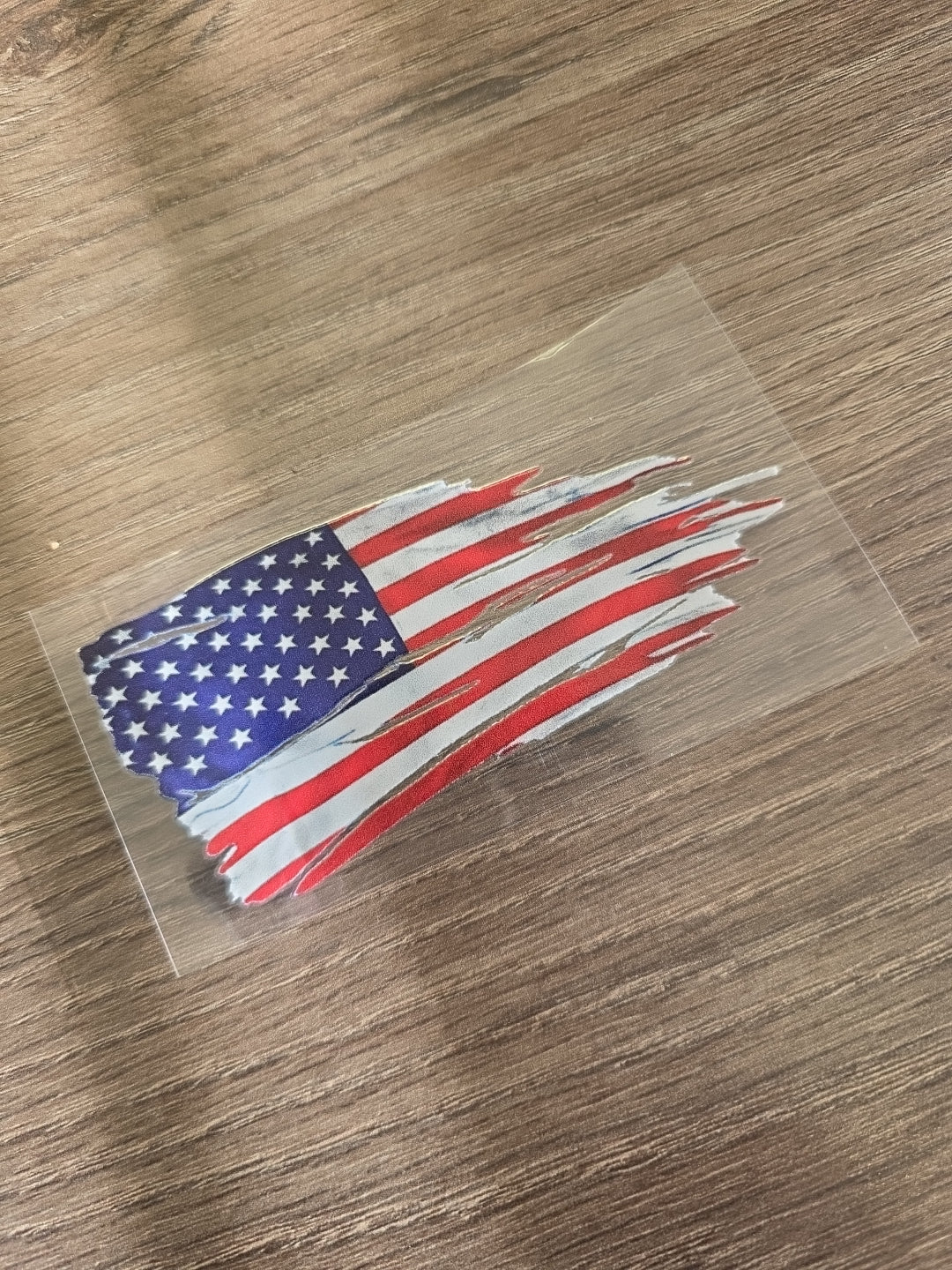 Tattered US Flag 3in x 5in