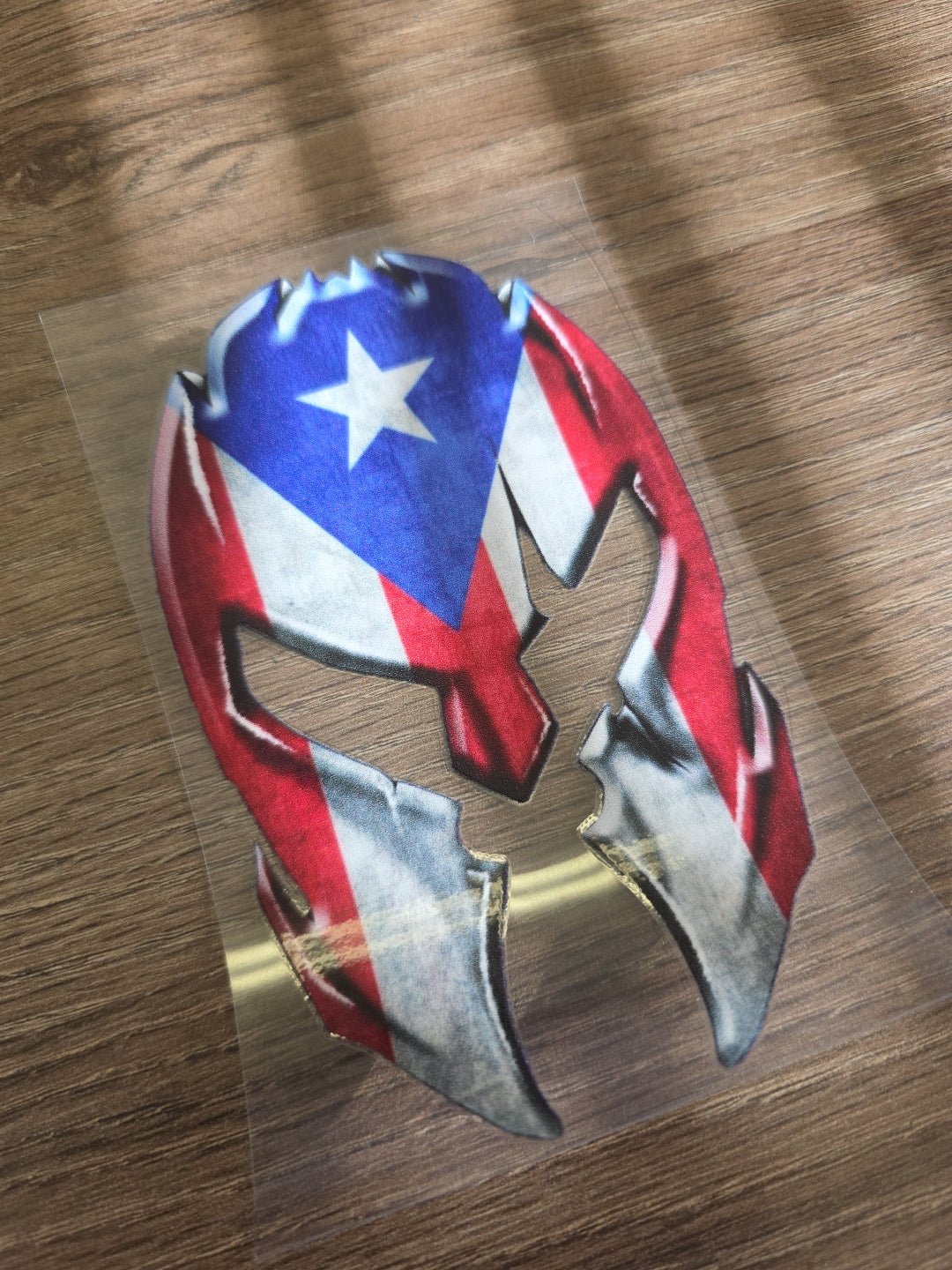 Puerto Rico Spartan Helmet