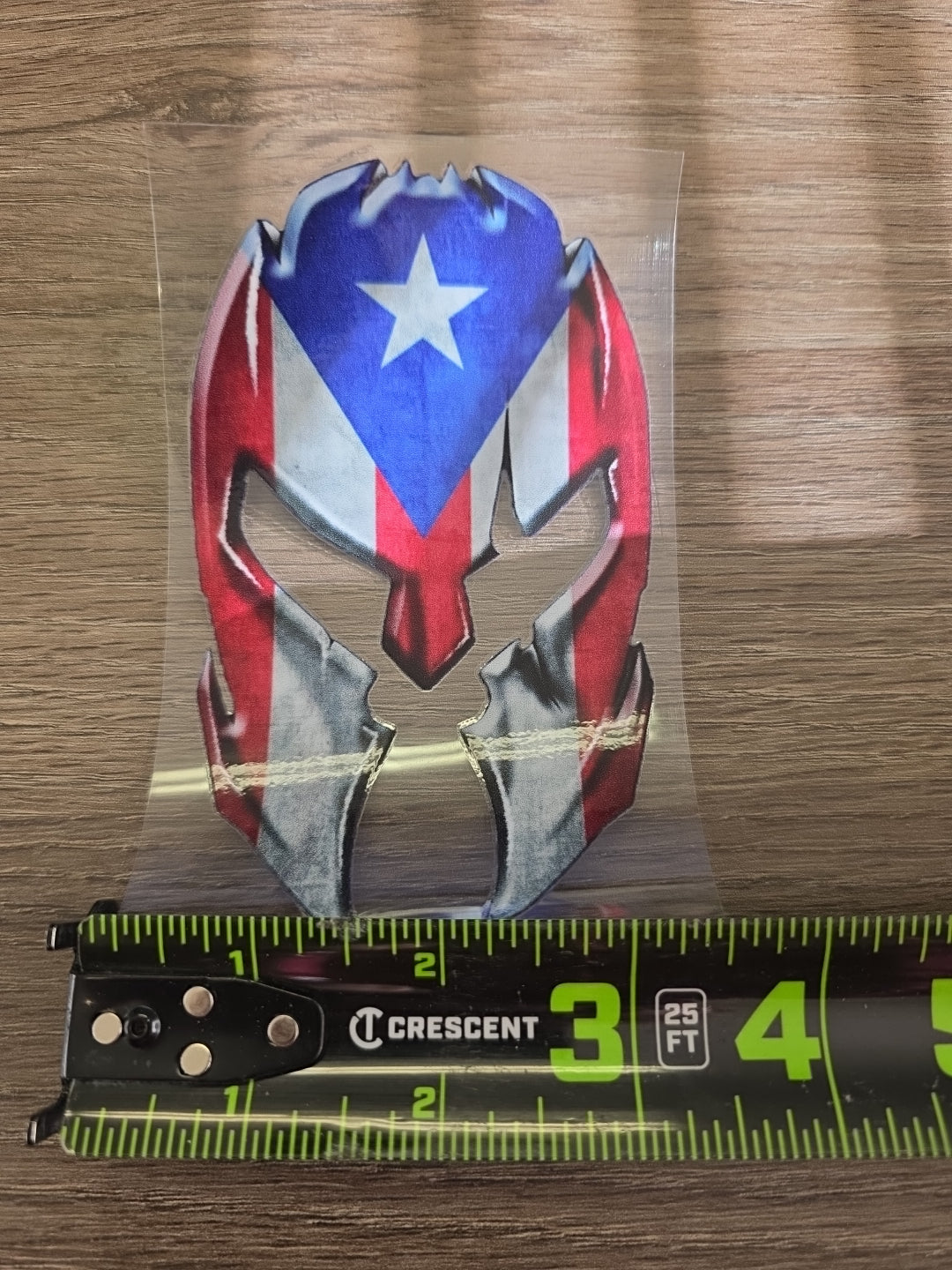 Puerto Rico Spartan Helmet