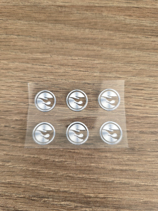 Mini 6pk Regular Treasure Hunt TH Silver Logo .5in