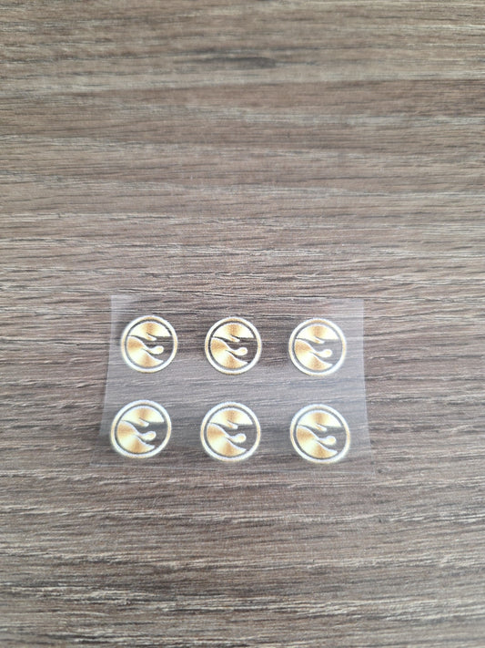 Mini 6pk Super Treasure Hunt STH Gold Logo .5in