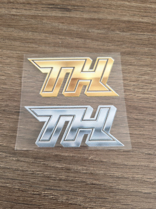 2pk Hot Wheels TH Logos 2.75in Wide