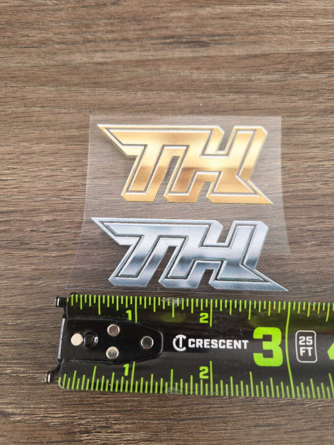 2pk Hot Wheels TH Logos 2.75in Wide