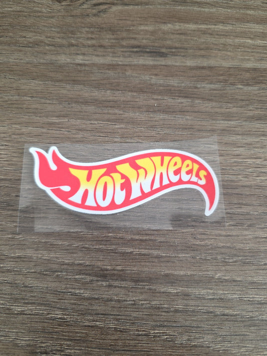 Hot Wheels Standard Print Logo 4in x 1in