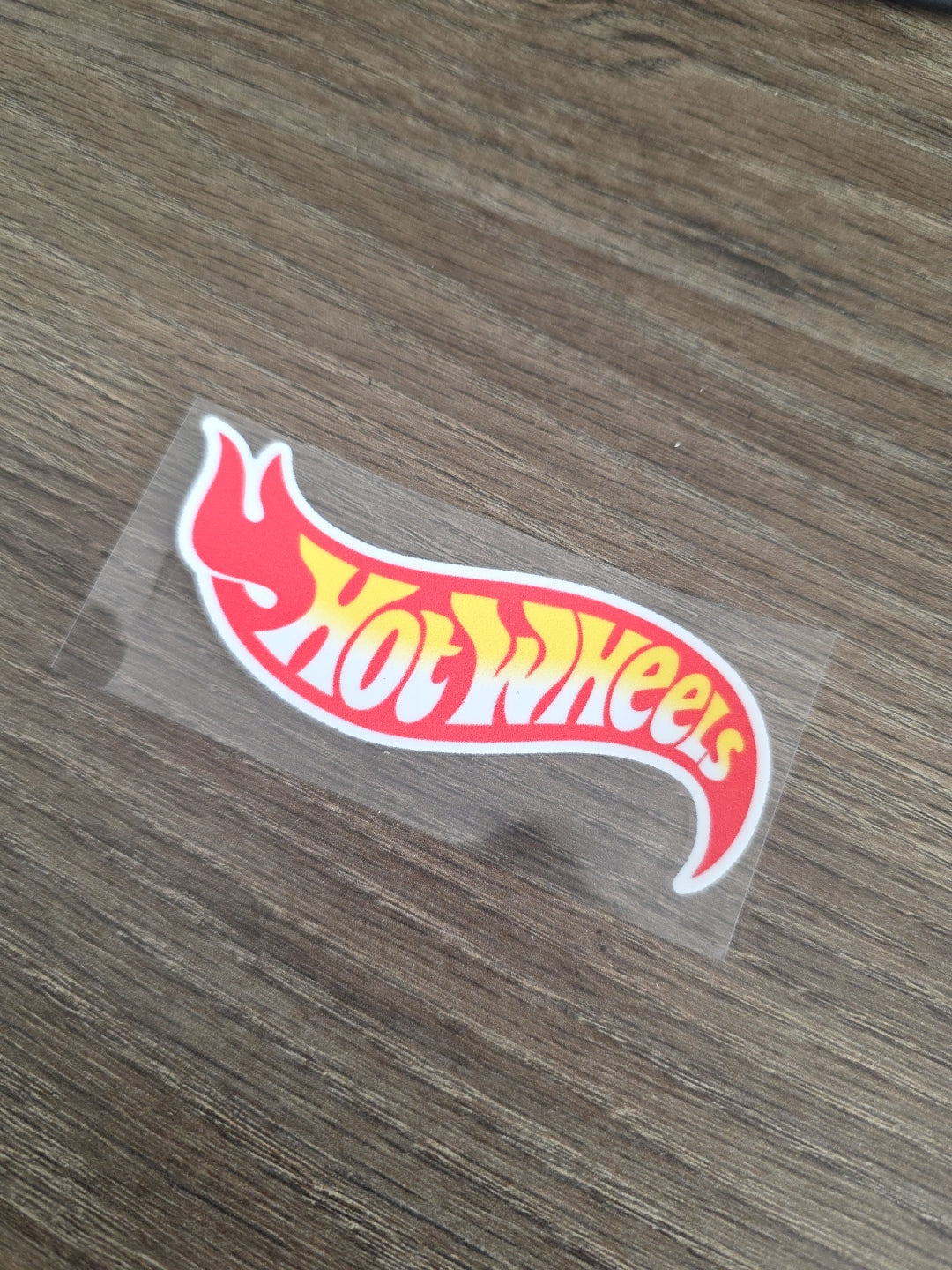 Hot Wheels Standard Print Logo 4in x 1in