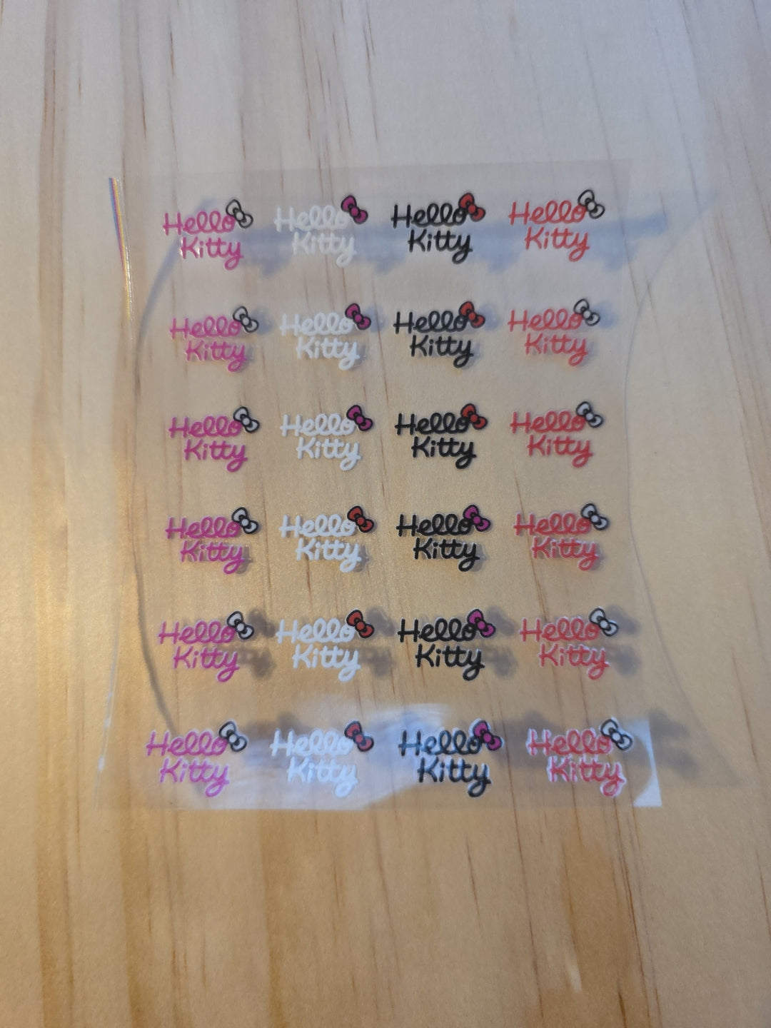 Hello Kitty Text (2) Livery for 1:64 Scale Diecast Cars