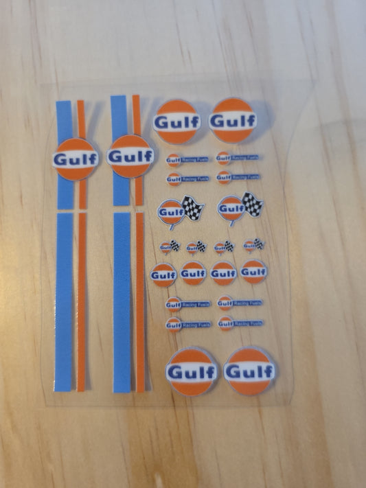 Gulf Livery for 1:64 Scale Diecast Cars