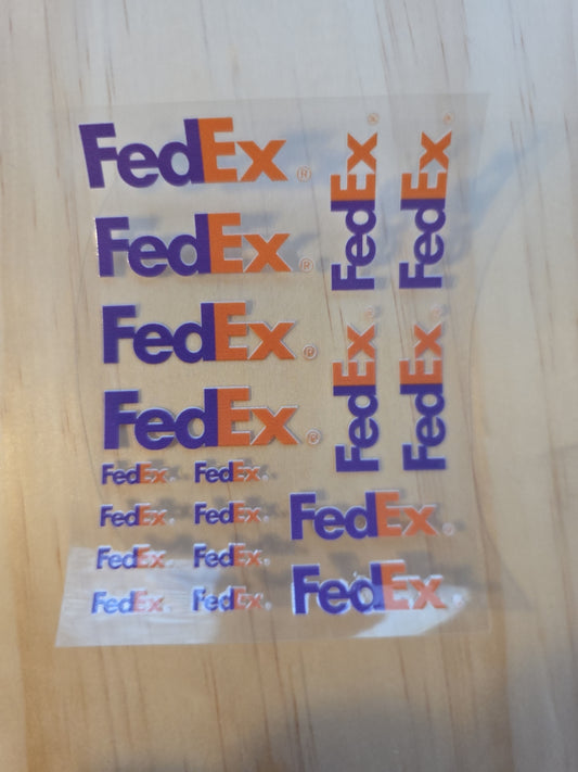Fed Ex Livery for 1:64 Scale Diecast Cars