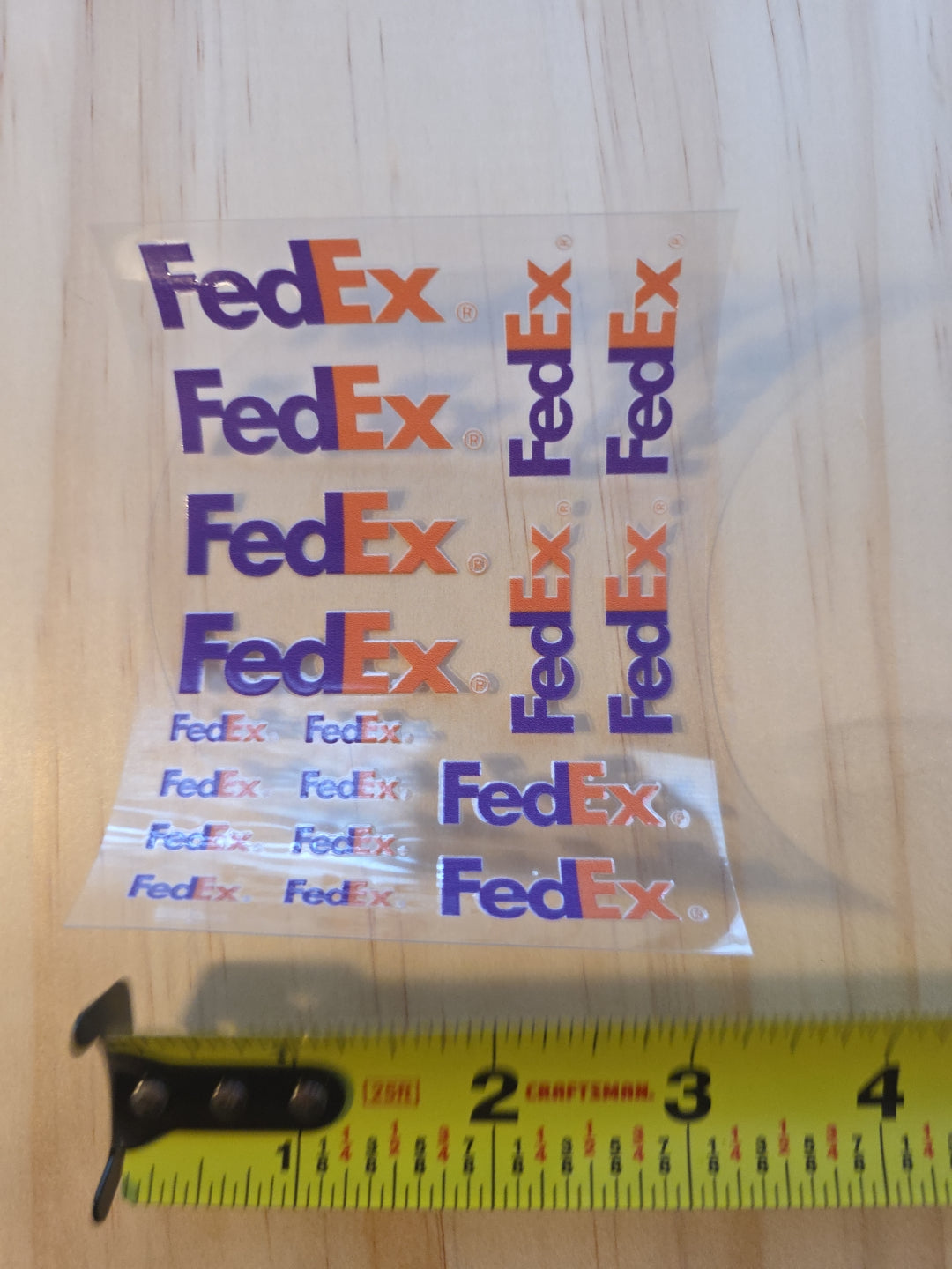 Fed Ex Livery for 1:64 Scale Diecast Cars
