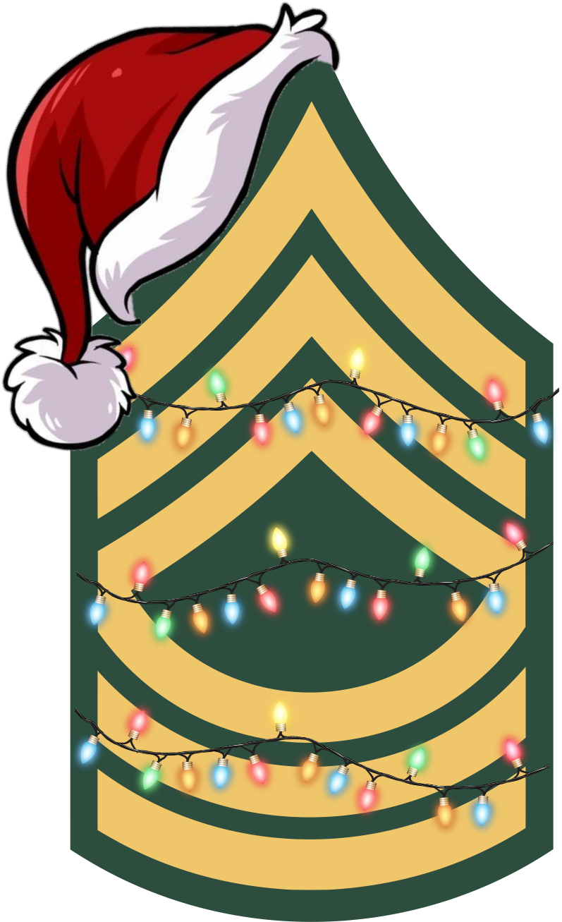 Military Rank Christmas Ornament