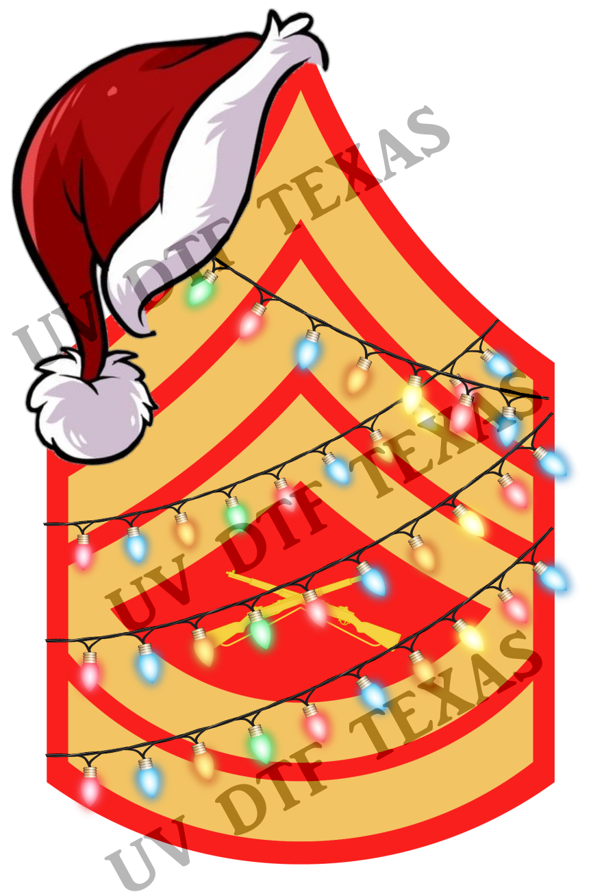 Military Rank Christmas Ornament
