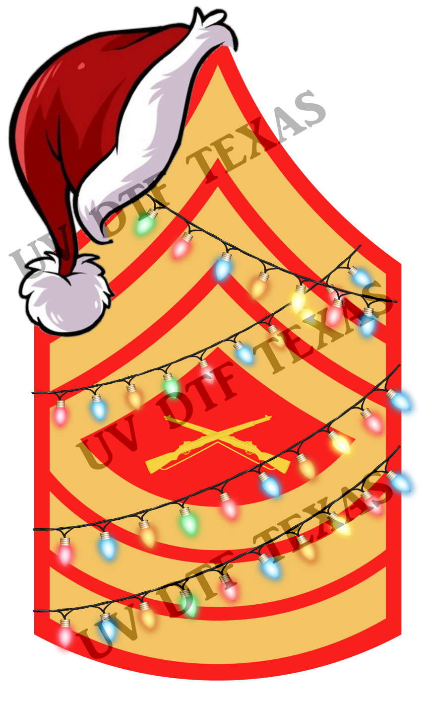 Military Rank Christmas Ornament