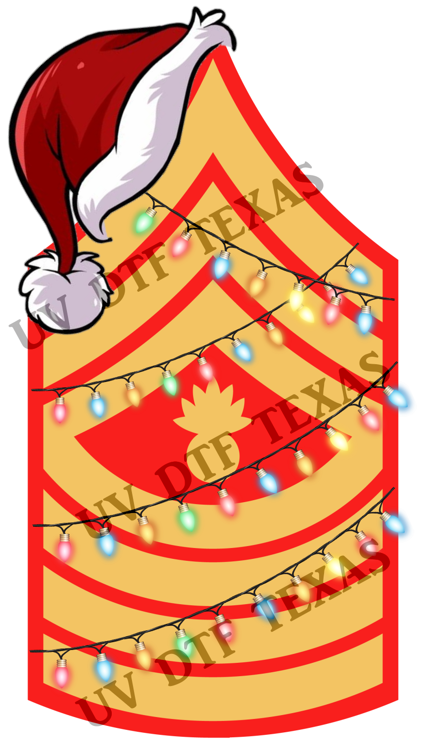 Military Rank Christmas Ornament