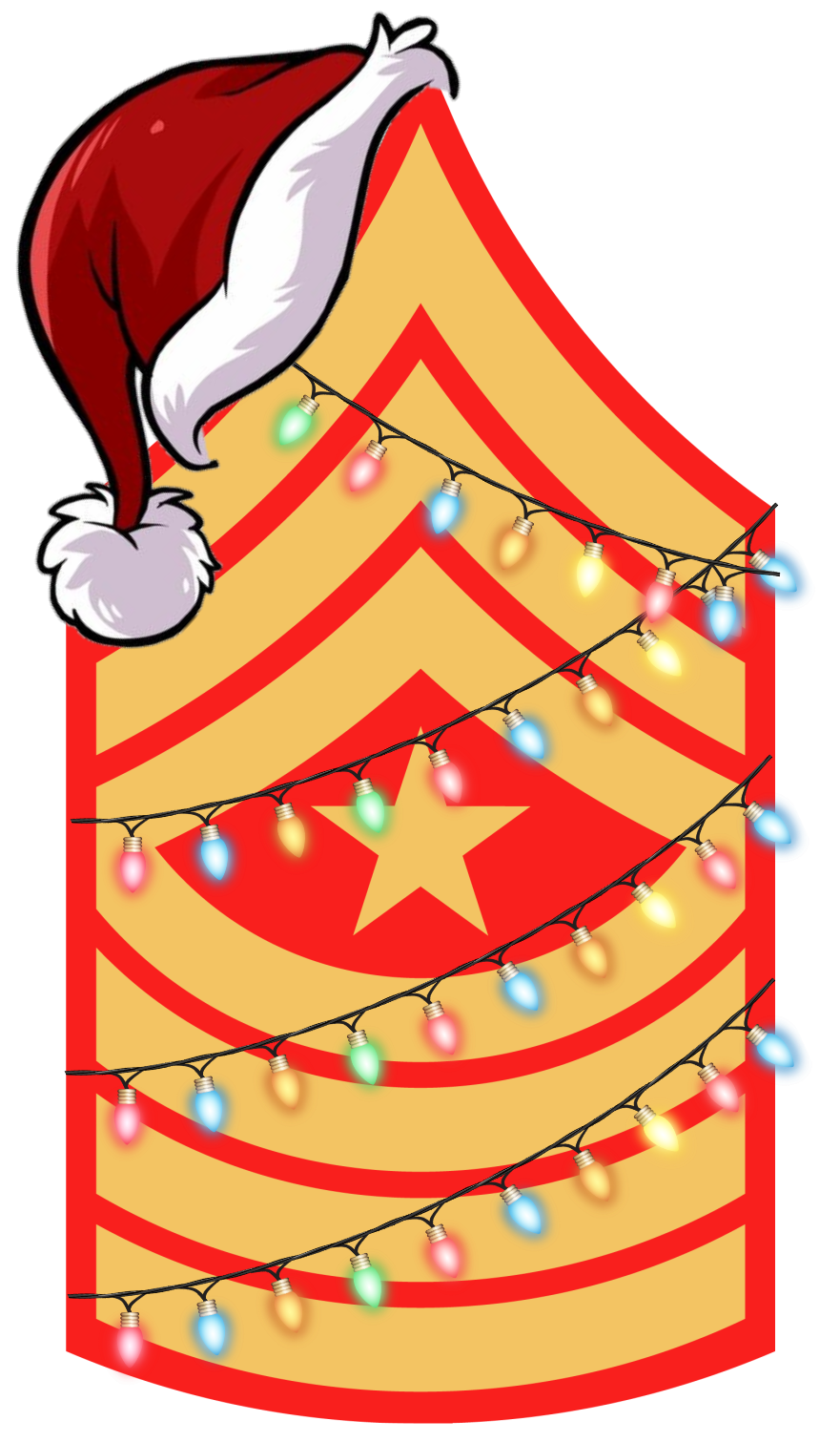 Military Rank Christmas Ornament