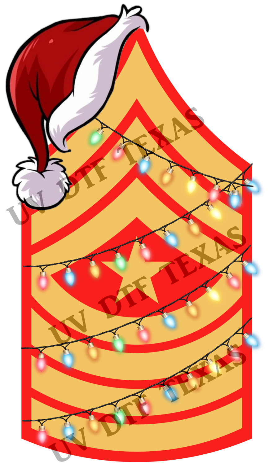Military Rank Christmas Ornament