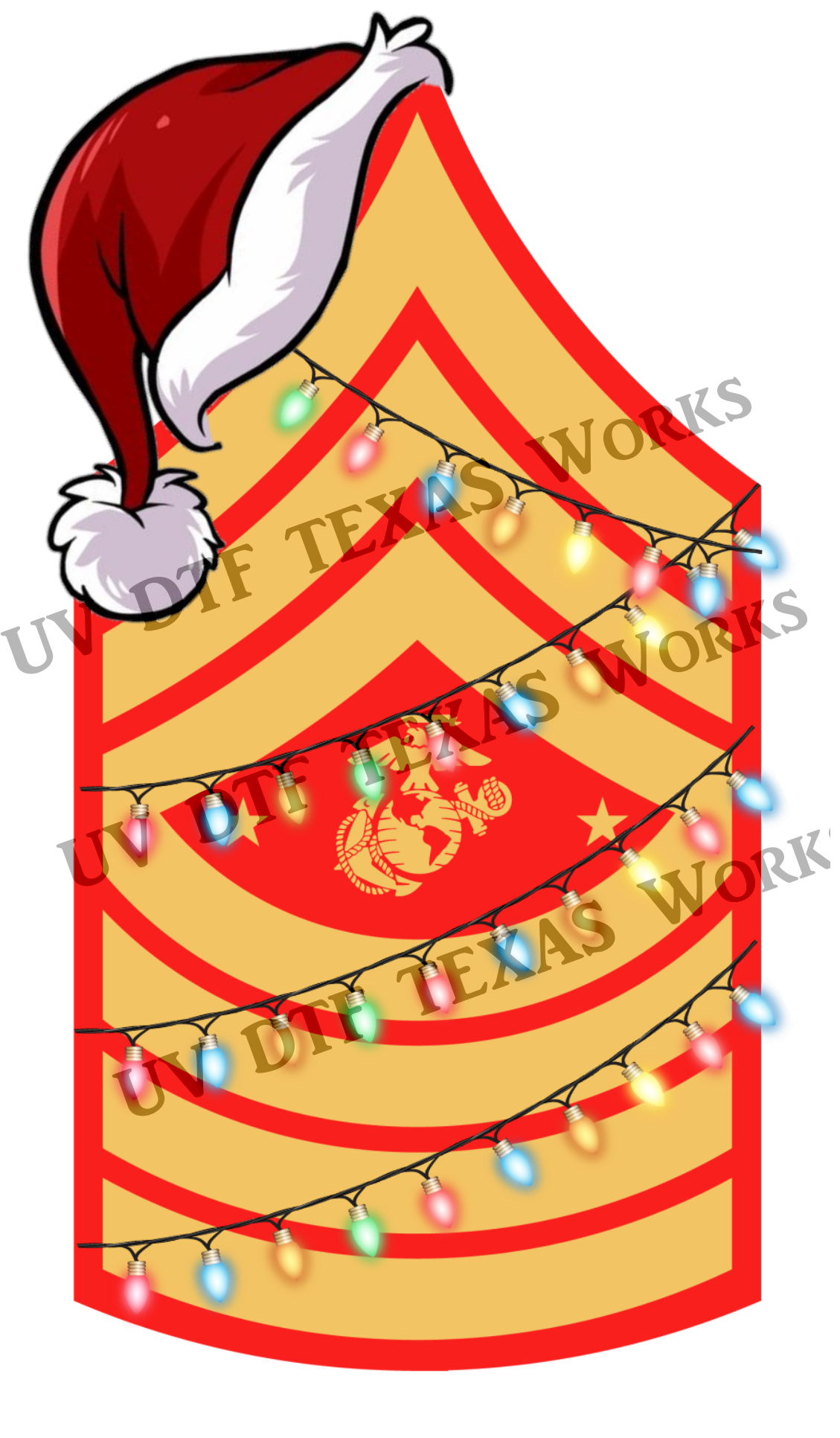 Military Rank Christmas Ornament