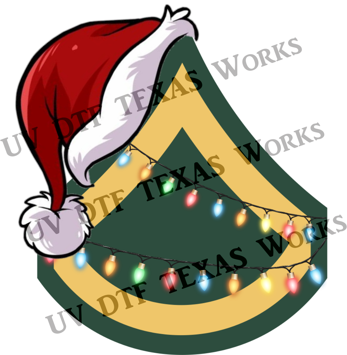 Military Rank Christmas Ornament