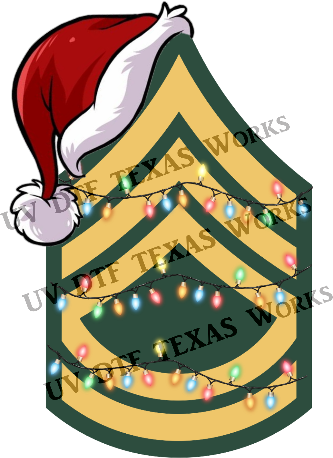 Military Rank Christmas Ornament