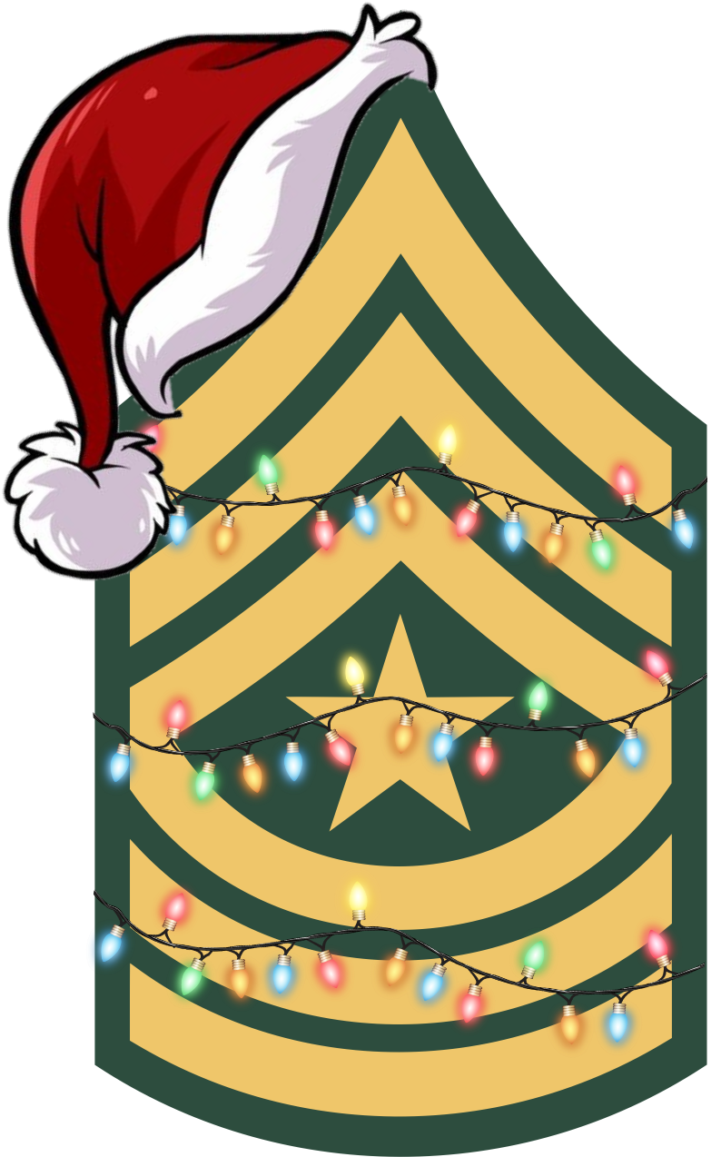 Military Rank Christmas Ornament